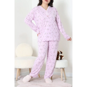 Modal Büyük Beden Pijama Takımı Morçiçek - 773.1287.