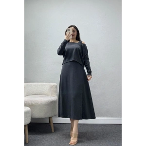 Modal Kumaş Bluzlu İkili Takım Anti - 4179.1247.