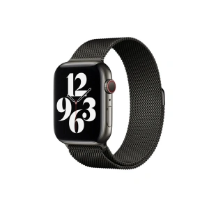 Newface Apple Watch 38mm Metal Mıknatıslı Kordon - Siyah