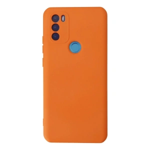 Newface General Mobile GM 21 Plus Kılıf Nano içi Kadife Silikon - Turuncu