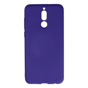 Newface Huawei Mate 10 Lite Kılıf Nano içi Kadife Silikon - Mor