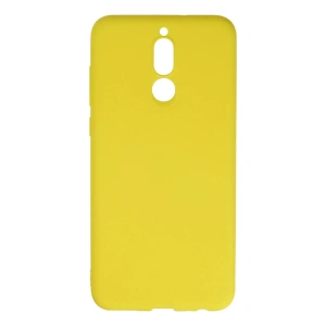 Newface Huawei Mate 10 Lite Kılıf Nano içi Kadife Silikon - Sarı