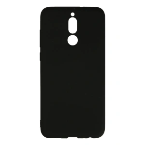 Newface Huawei Mate 10 Lite Kılıf Nano içi Kadife Silikon - Siyah