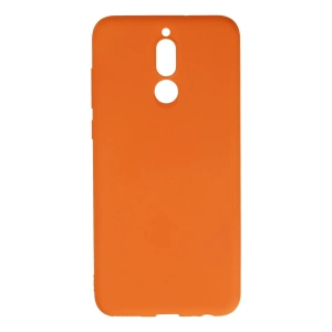 Newface Huawei Mate 10 Lite Kılıf Nano içi Kadife Silikon - Turuncu