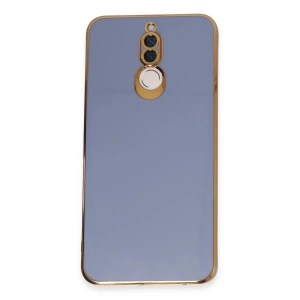 Newface Huawei Mate 10 Lite Kılıf Volet Silikon - Mavi