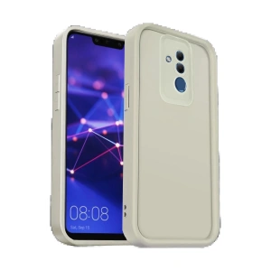 Newface Huawei Mate 20 Lite Kılıf Viera Silikon - Krem