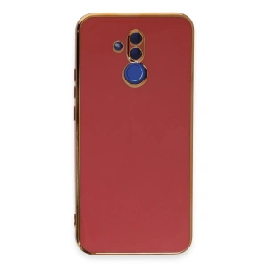 Newface Huawei Mate 20 Lite Kılıf Volet Silikon - Kırmızı