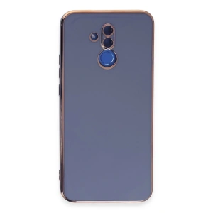 Newface Huawei Mate 20 Lite Kılıf Volet Silikon - Mavi