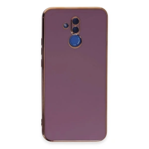 Newface Huawei Mate 20 Lite Kılıf Volet Silikon - Mor