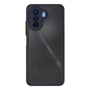 Newface Huawei Nova Y70 Kılıf Montreal Silikon Kapak - Lacivert