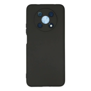 Newface Huawei Nova Y90 Kılıf Nano içi Kadife Silikon - Siyah