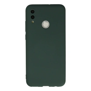 Newface Huawei P Smart 2019 Kılıf Nano içi Kadife Silikon - Koyu Yeşil