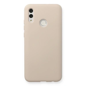 Newface Huawei P Smart 2019 Kılıf Nano içi Kadife Silikon - Pudra