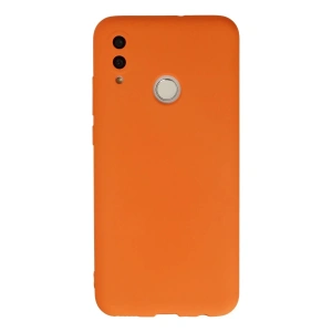 Newface Huawei P Smart 2019 Kılıf Nano içi Kadife Silikon - Turuncu