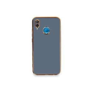 Newface Huawei P20 Lite Kılıf Volet Silikon - Mavi