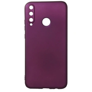 Newface Huawei P40 Lite E Kılıf First Silikon - Mürdüm