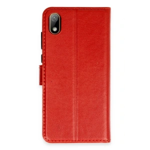 Newface Huawei Y5 2019 Kılıf Trend S Plus Kapaklı Kılıf - Kırmızı
