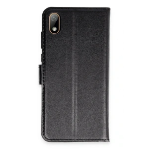 Newface Huawei Y5 2019 Kılıf Trend S Plus Kapaklı Kılıf - Siyah