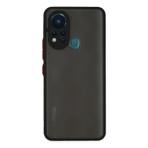 Newface İnfinix Hot 11s Kılıf Montreal Silikon Kapak - Siyah