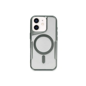 Newface iPhone 11 Kılıf Boyi Magsafe Silikon Kapak - Yeşil