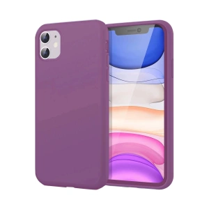 Newface iPhone 11 Kılıf First Silikon - Mürdüm