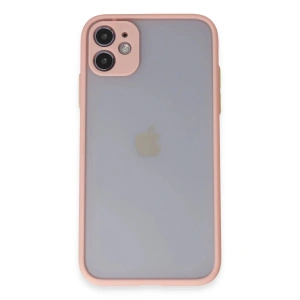Newface iPhone 11 Kılıf Montreal Silikon Kapak - Pembe