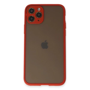 Newface iPhone 11 Pro Kılıf Montreal Silikon Kapak - Kırmızı