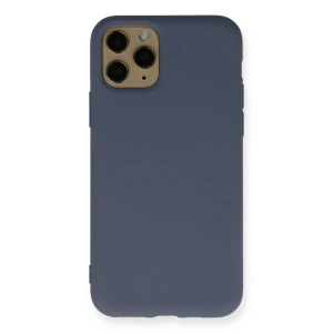 Newface iPhone 11 Pro Kılıf Nano içi Kadife Silikon - Gri