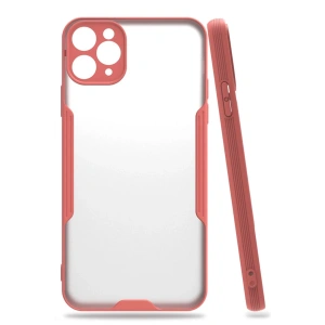 Newface iPhone 11 Pro Kılıf Platin Silikon - Pembe