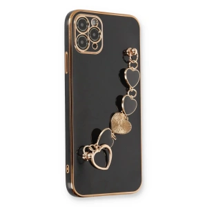 Newface iPhone 11 Pro Max Kılıf Esila Silikon - Siyah