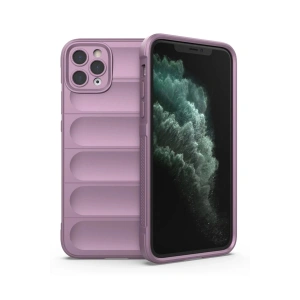 Newface iPhone 11 Pro Max Kılıf Optimum Silikon - Mor