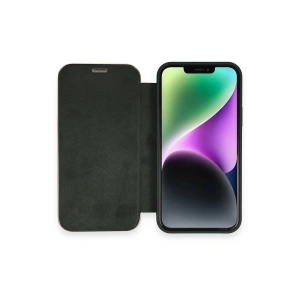 Newface iPhone 12 Kılıf Dolpin Kapaklı - Koyu Yeşil