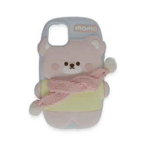 Newface iPhone 12 Kılıf Poky Karakter Silikon Kapak - Desen 10