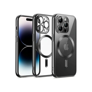 Newface iPhone 12 Pro Kılıf Kross Magneticsafe Kapak - Siyah