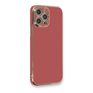 Newface iPhone 12 Pro Kılıf Volet Silikon - Kırmızı