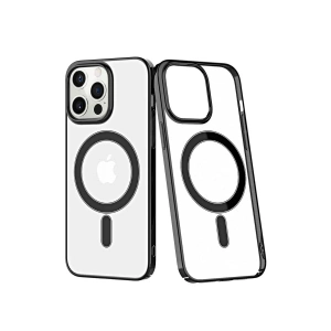 Newface iPhone 12 Pro Max Kılıf Element Magneticsafe Sert Kapak - Siyah