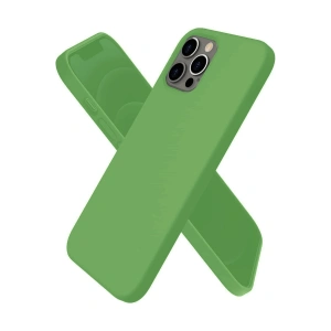 Newface iPhone 12 Pro Max Kılıf First Silikon - Yeşil