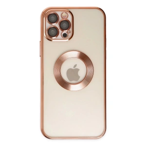 Newface iPhone 12 Pro Max Kılıf Slot Silikon - Rose Gold