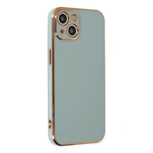 Newface iPhone 13 Kılıf Volet Silikon - Açık Yeşil