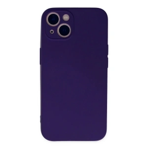 Newface iPhone 13 Mini Kılıf Nano içi Kadife Silikon - Mor