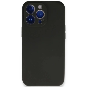 Newface iPhone 13 Pro Kılıf First Silikon - Siyah