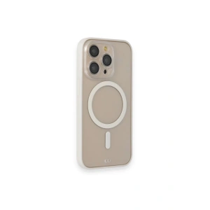 Newface iPhone 13 Pro Kılıf Grand Magneticsafe Kapak - Beyaz