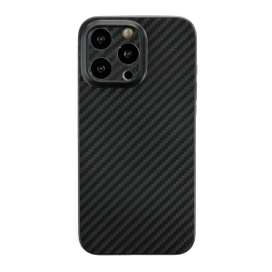 Newface iPhone 13 Pro Kılıf Karbon PP Silikon - Siyah