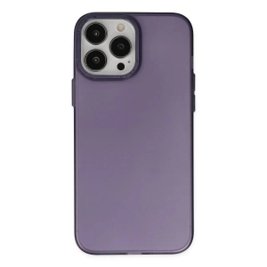 Newface iPhone 13 Pro Kılıf Modos Metal Kapak - Derin Mor