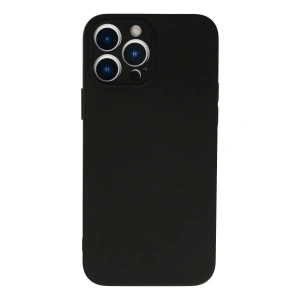 Newface iPhone 13 Pro Kılıf Nano içi Kadife Silikon - Siyah