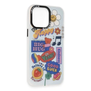 Newface iPhone 13 Pro Max Kılıf Estoril Desenli Kapak - Estoril - 15