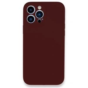 Newface iPhone 13 Pro Max Kılıf Lansman Legant Silikon - Bordo