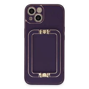 Newface iPhone 14 Kılıf Coco Elit Kapak - Derin Mor