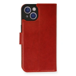 Newface iPhone 14 Kılıf Trend S Plus Kapaklı Kılıf - Kırmızı