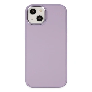Newface iPhone 14 Plus Kılıf Asya Deri Silikon - Lila